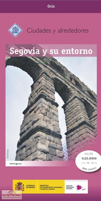 SEGOVIA AND SURRONDINGS | CNIG topographical map