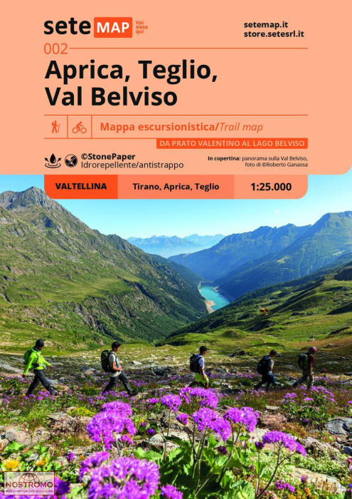 002 APRICA -TEGLIO - VAL BELVISO | Sete Map hiking map