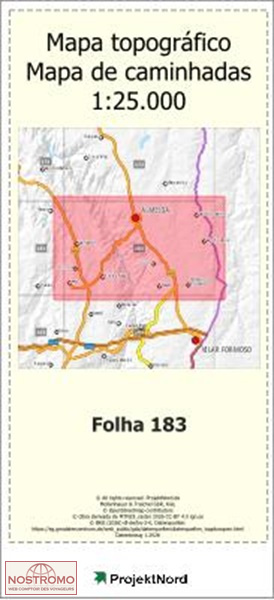 183 ALMEIDA | carte topographique Projektnord