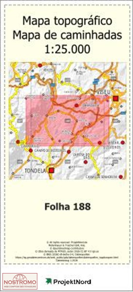188 VILA CHA DE SÀ (VISEU) | carte topographique Projektnord