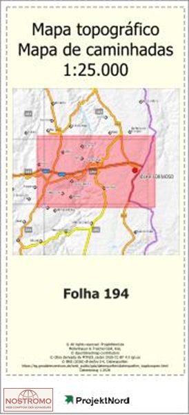 194 VILAR FORMOSO (ALMEIDA) | carte topographique Projektnord