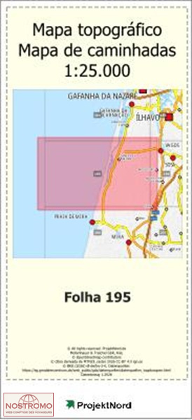 195 GAFANHA DA BOA-HORA (VAGOS) | carte topographique Projektnord