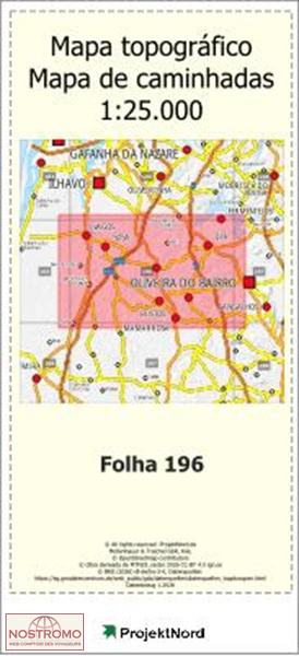 196 VAGOS | carte topographique Projektnord