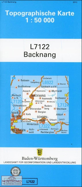 L7122 BACKNANG | carte topographique LGL