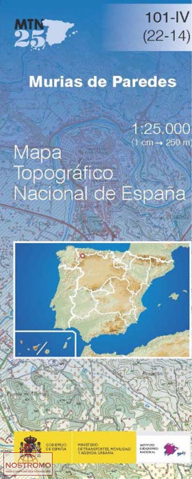 101-4 MURIAS DE PAREDES | CNIG topographical map