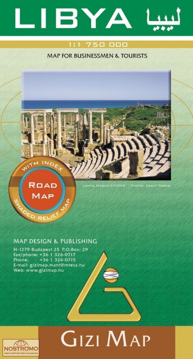 LIBYA | Gizi Map road map
