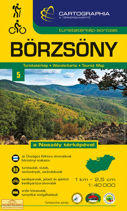 05 BÖRZSÖNY | carte de randonnée Cartographia