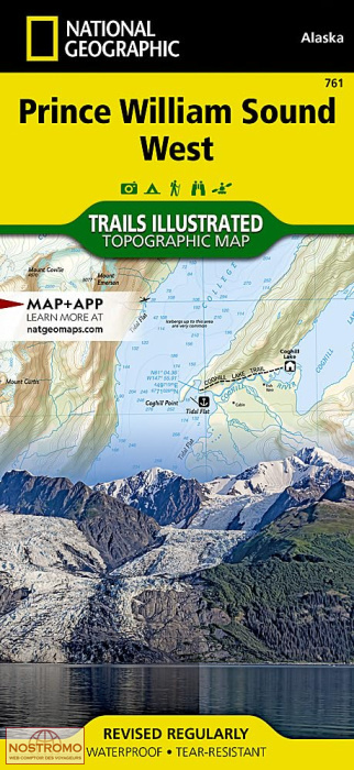 PRINCE WILLIAM SOUND WEST | National Geographic hiking map