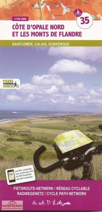 35 CÔTE D'OPALE NORD - MONTS DE FLANDRE | Sportoena cycling map