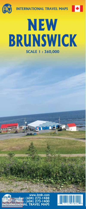 NOUVEAU-BRUNSWICK | carte touristique ITMB