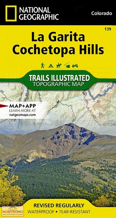 LA GARITA - COCHETOPA HILLS | National Geographic hiking map