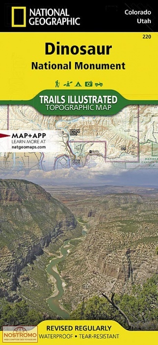 DINOSAUR NATIONAL MONUMENT | National Geographic hiking map