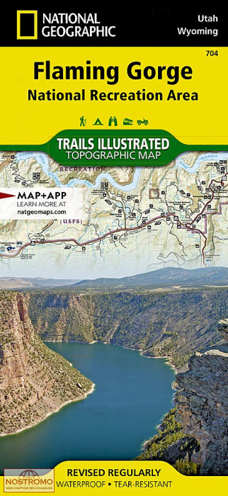 FLAMING GORGE | National Geographic hiking map