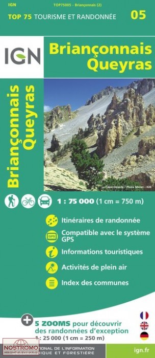 BRIANÇONNAIS - QUEYRAS 05 | IGN travel map