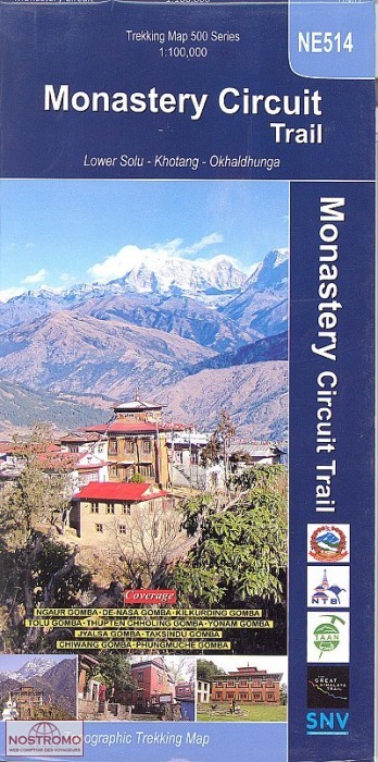 MONASTERY CIRCUIT TRAIL - NE 514 | Nepamaps trekking map