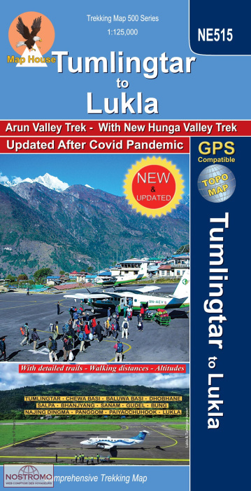 TUMLINGTAR TO LUKLA - NE 515 | Nepamaps trekking map