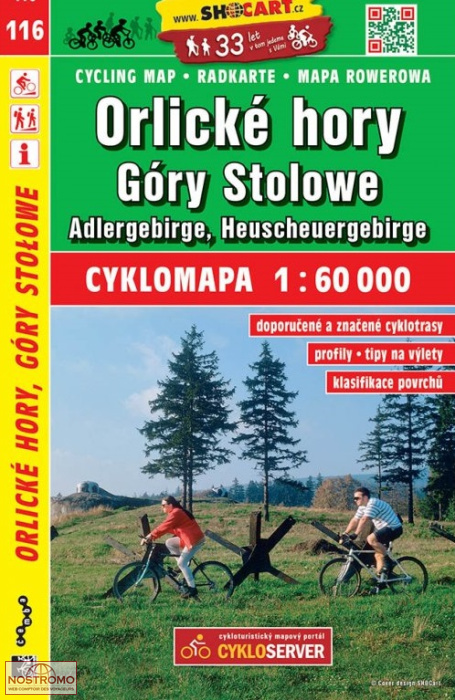 116 ORLICKÉ HORY - GÓRY STOLOWE | Shocart cycling map