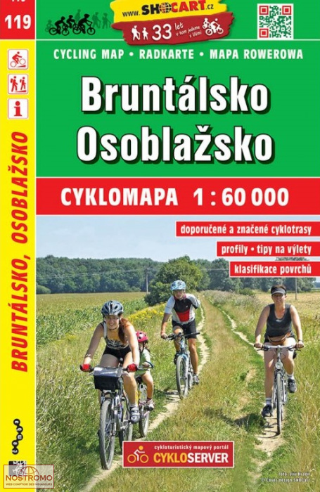 119 BRUNTÁLSKO - OSOBLAŽSKO | Shocart cycling map