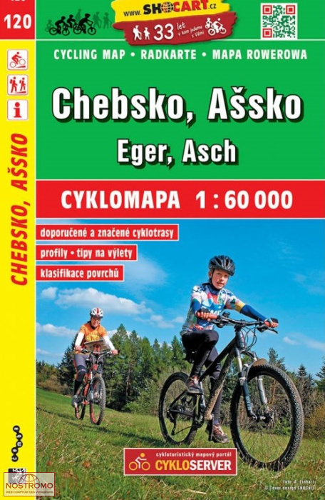 120 CHEBSKO - AŠSKO | Shocart cycling map