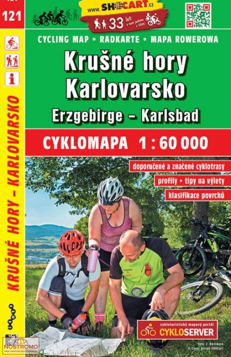 121 KRUŠNÉ HORY - KARLOVARSKO | Shocart cycling map