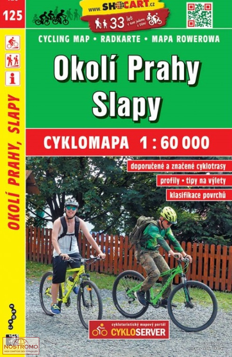 125 OKOLÍ PRAHY - SLAPY | Shocart cycling map