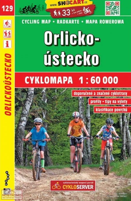 129 ORLICKOÚSTECKO | Shocart cycling map