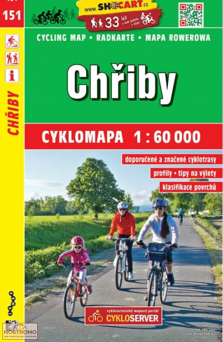 151 CHŘIBY | Shocart cycling map