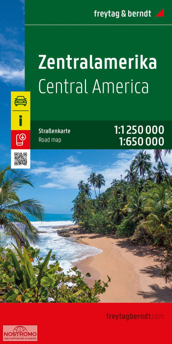 AMÉRIQUE CENTRALE | carte touristique Freytag & Berndt