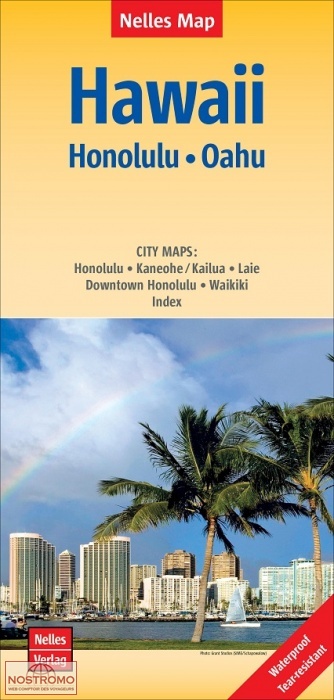 HAWAII - HONOLULU-OAHU | Nelles travel map