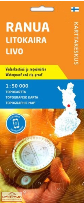RANUA - LITOKAIRA - LIVO | carte topographique Karttakeskus