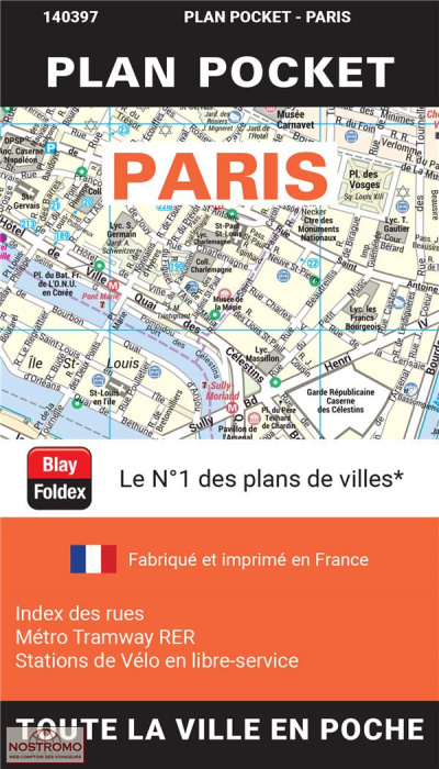 PARIS | Blay Foldex street map