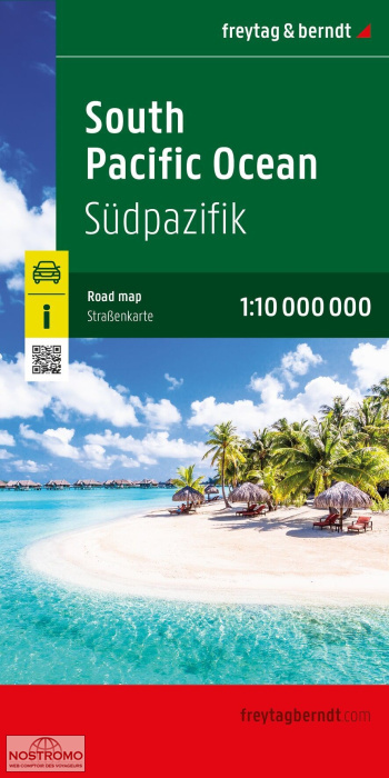 OCÉAN PACIFIQUE SUD | carte touristique Freytag & Berndt