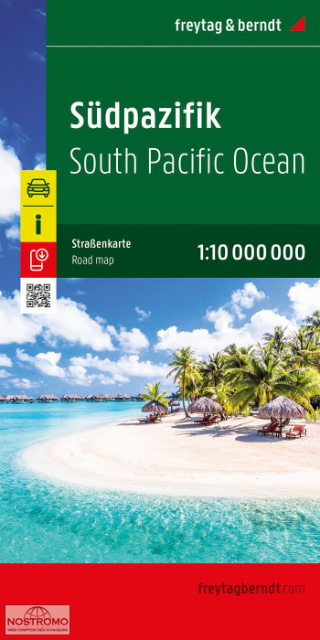 PACIFIQUE SUD | carte touristique Freytag & Berndt