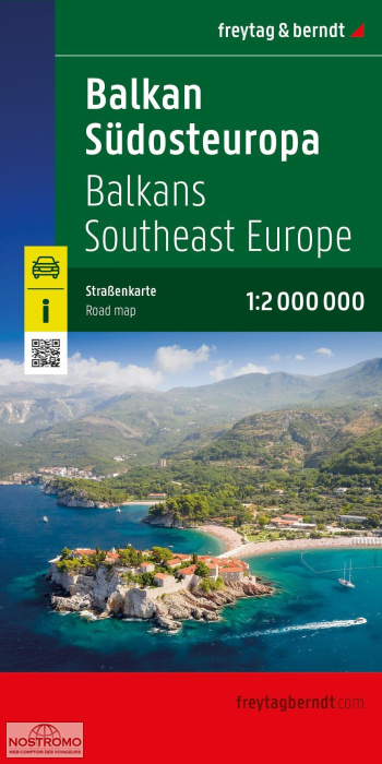 BALKANS - EUROPE SUD-EST | carte routière Freytag & Berndt