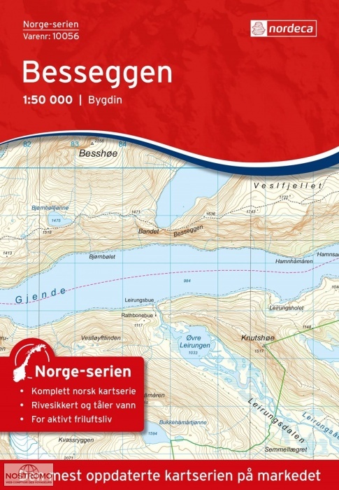 10056 BESSEGGEN | carte topographique Nordeca