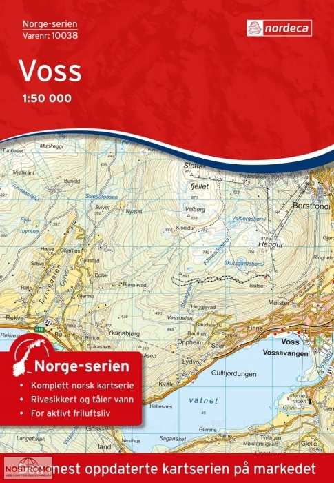 10038 VOSS | carte topographique Nordeca