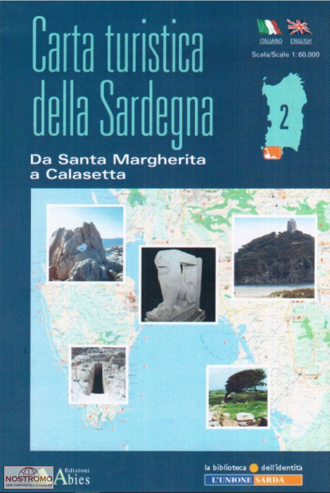 02 SANTA MARGHERITA - CALASETTA | Abies tourist map