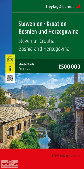 SLOVENIA - CROATIA - BOSNIA-HERZEGOVINA | Freytag & Berndt road map