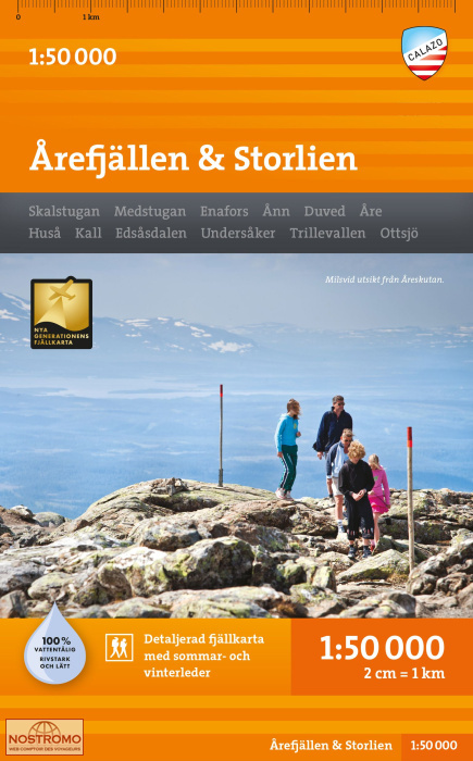 ÅREFJÄLLEN & STORLIEN | Calazo hiking map
