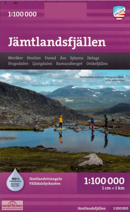 JÄMTLANDSFJÄLLEN | Calazo hiking map