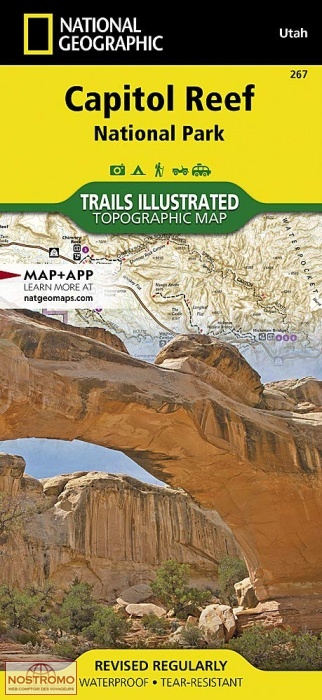 CAPITOL REEF NATIONAL PARK | National Geographic hiking map