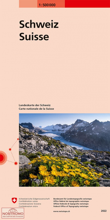 SWITZERLAND | Swisstopo travel map