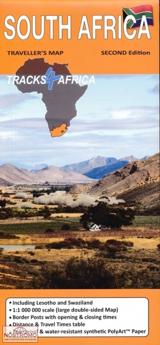 AFRIQUE DU SUD | carte routière Tracks4Africa
