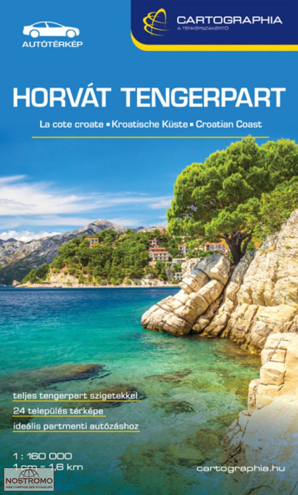 CROATIAN COAST | Cartographia travel maps