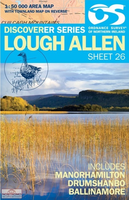26 LOUGH ALLEN | carte de randonnée OSNI