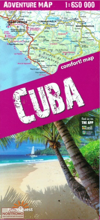 CUBA | carte touristique Terraquest