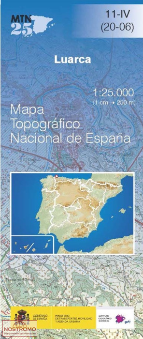 011-4 LUARCA | carte topographique CNIG