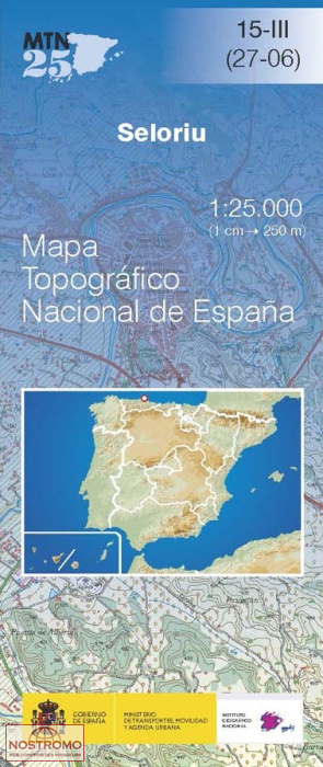 015-3 SELORIU | carte topographique CNIG