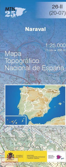 026-2 NARAVAL | carte topographique CNIG