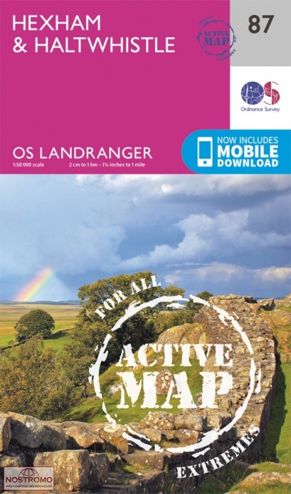 0087 HEXHAM & HALTWHISTLE | OS hiking map